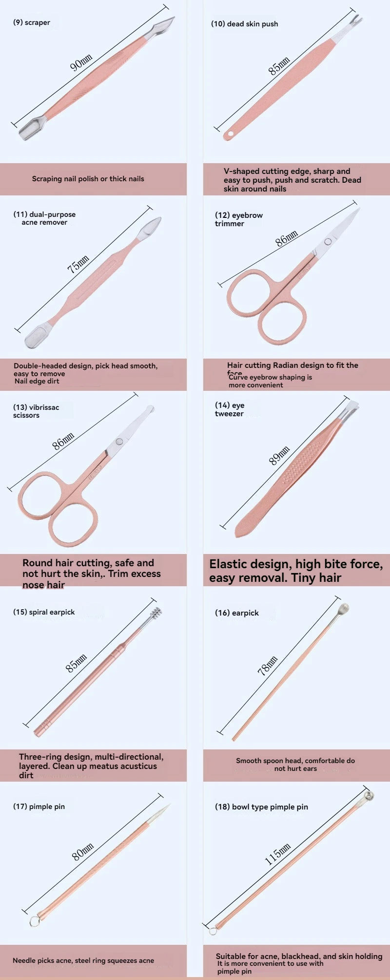 Manicure Kit 18-in-1