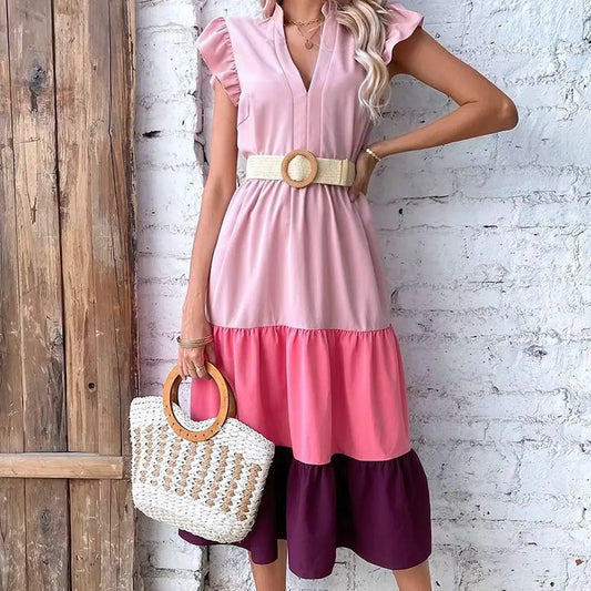 Woven Straw Wide Waist Belt