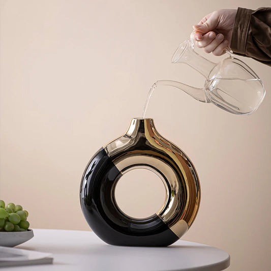 Golden Luxury Nordic Vase