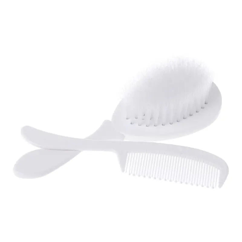 Baby Hair Brush & Comb Set Children Hair Brush Soft Nylon Bristle Cradle Caps Hair Brush for Toddler Infant Massage Dropship