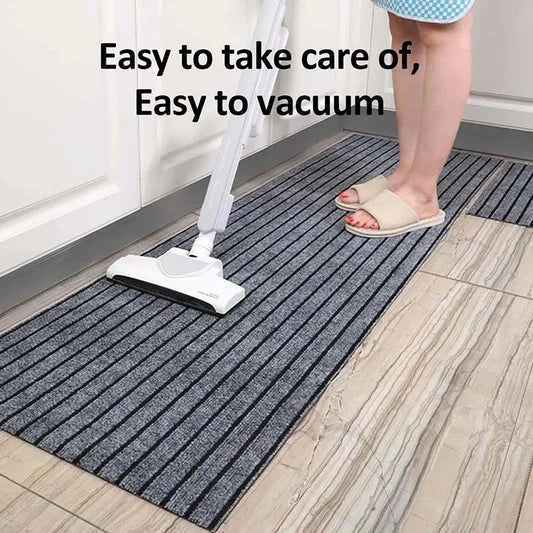 Carpet Household Water Absorbing Non-slip Kitchen Rugs Foot Mat For Hallway Striped Floor Carpet House Entrance Mat Floor Rug