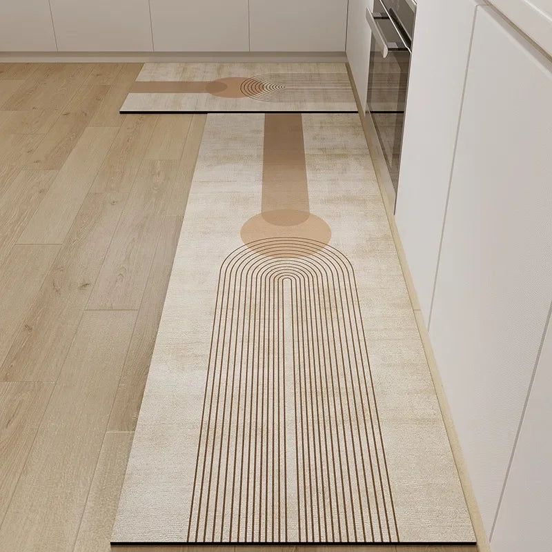 Carpet for Kitchen Floor Mat Pvc Waterproof Anti-slip Area Rug Home Decoration Long Foot Mats Alfombra Cocina 주방 카펫 Ковер