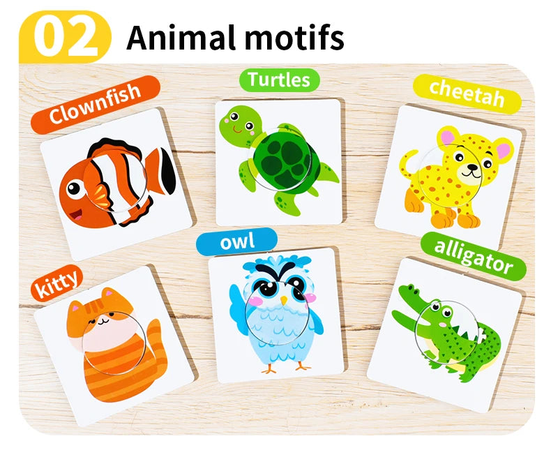 Memory & Animals Puzzles
