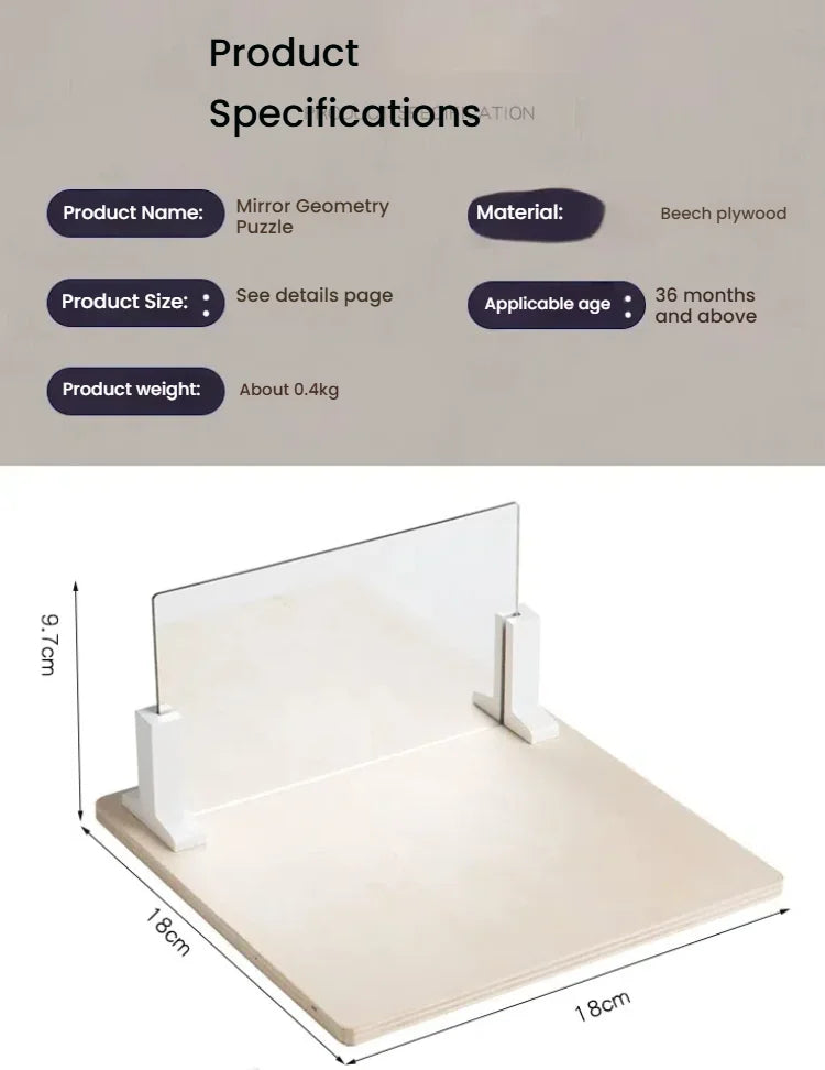 Mirror Puzzle Montessori