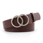 Double-Ring Leather Belt
