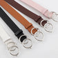 Double-Ring Leather Belt
