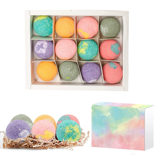 Organic Mini Bath Bombs (12)