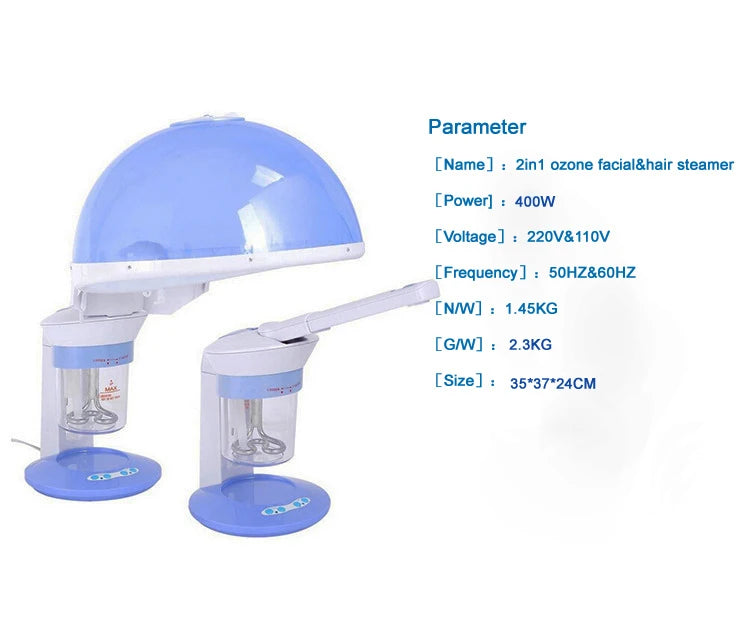 Salon Ozone Steamer 2-in-1