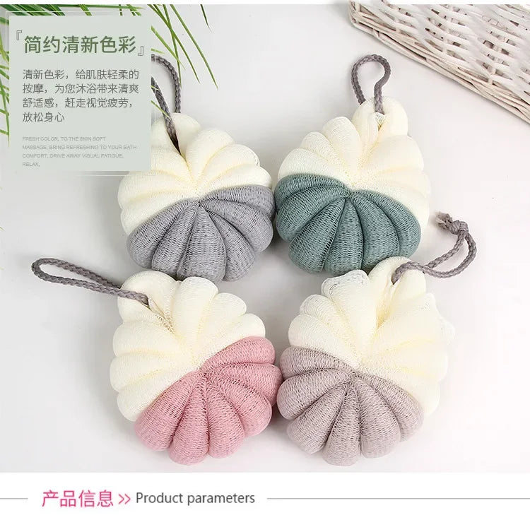 Bath Bubble Ball Exfoliating Scrubber Soft Shower Mesh Foaming Sponge Body Skin Cleaner Cleaning Tool Bathroom Accessories New