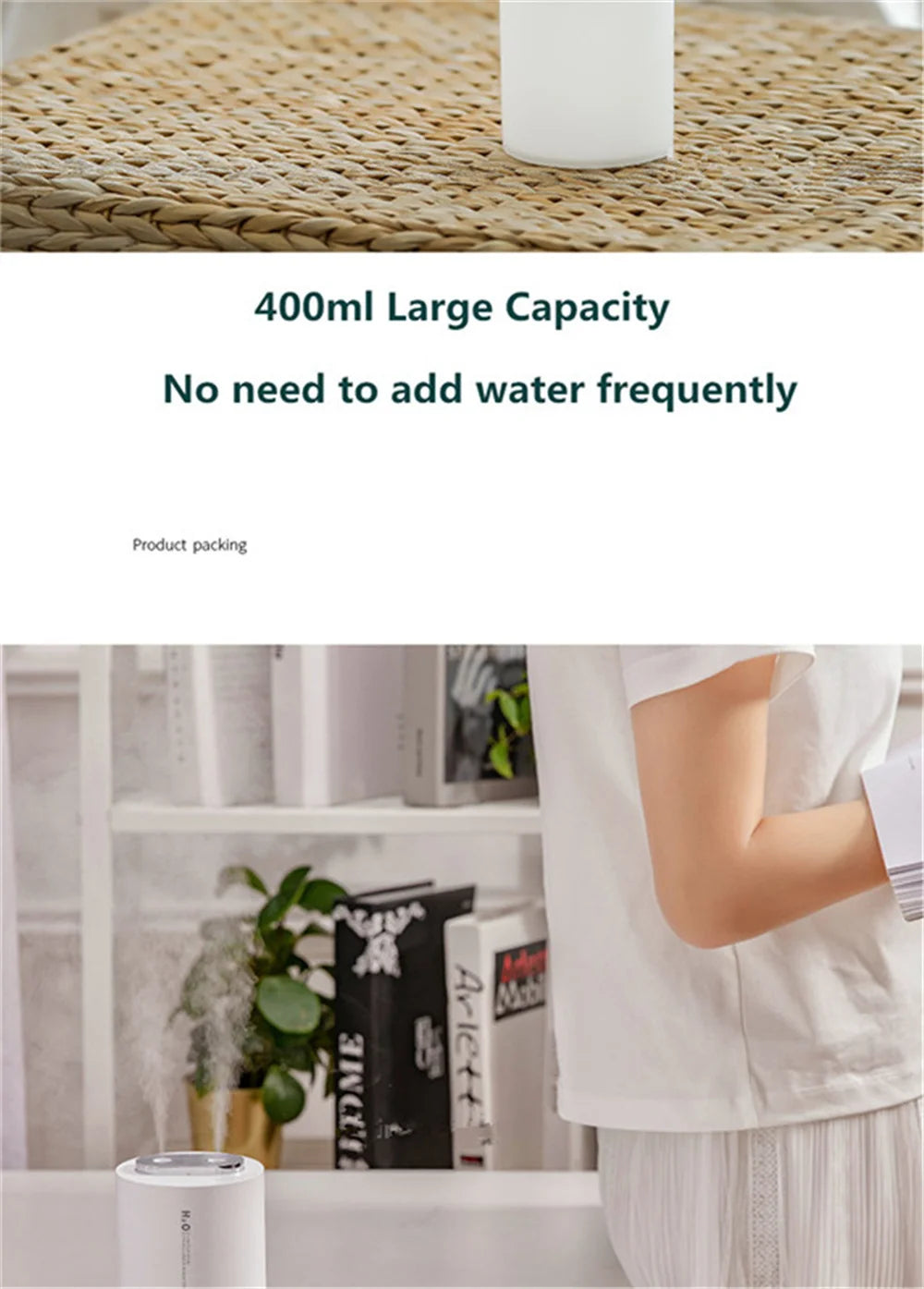 USB Aroma Humidifier Dual Nozzle