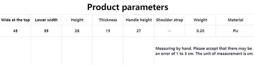 Minimal Leather Large Tote