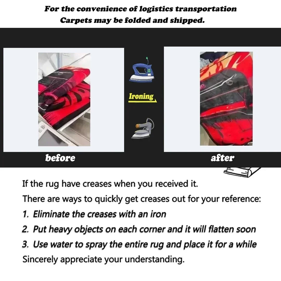 Fender Guitar Carpet for Living Room Decoration Large Area Comfortable Resistant To Dirt Non-slip Rug Flannel Bedroom Floor Mat