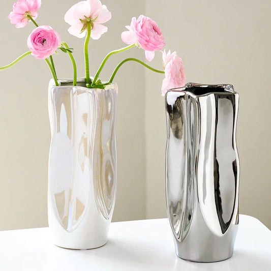 Silver Electroplated Vase