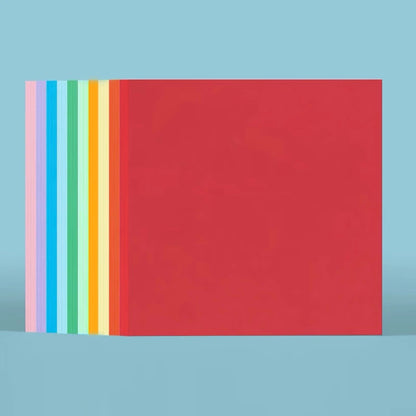 100pcs 10 Color Origami Square Paper Double Sided Folding Lucky Wish Paper Crane Craft DIY Colorful Scrapbooking