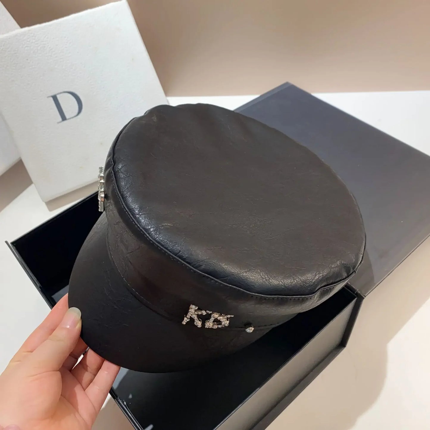 Women’s Newsboy Cap Black