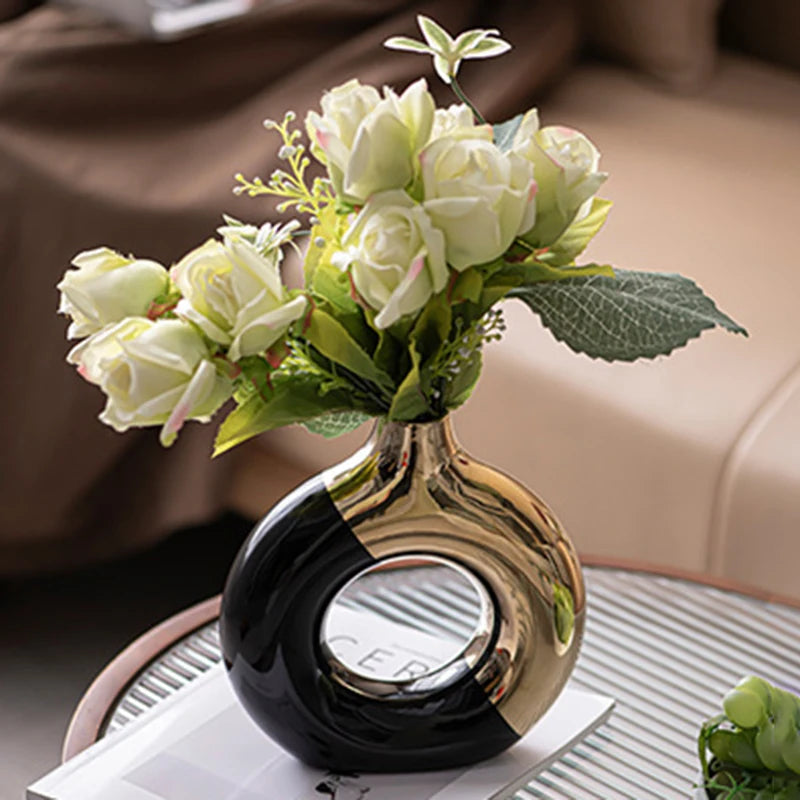 Golden Luxury Nordic Vase
