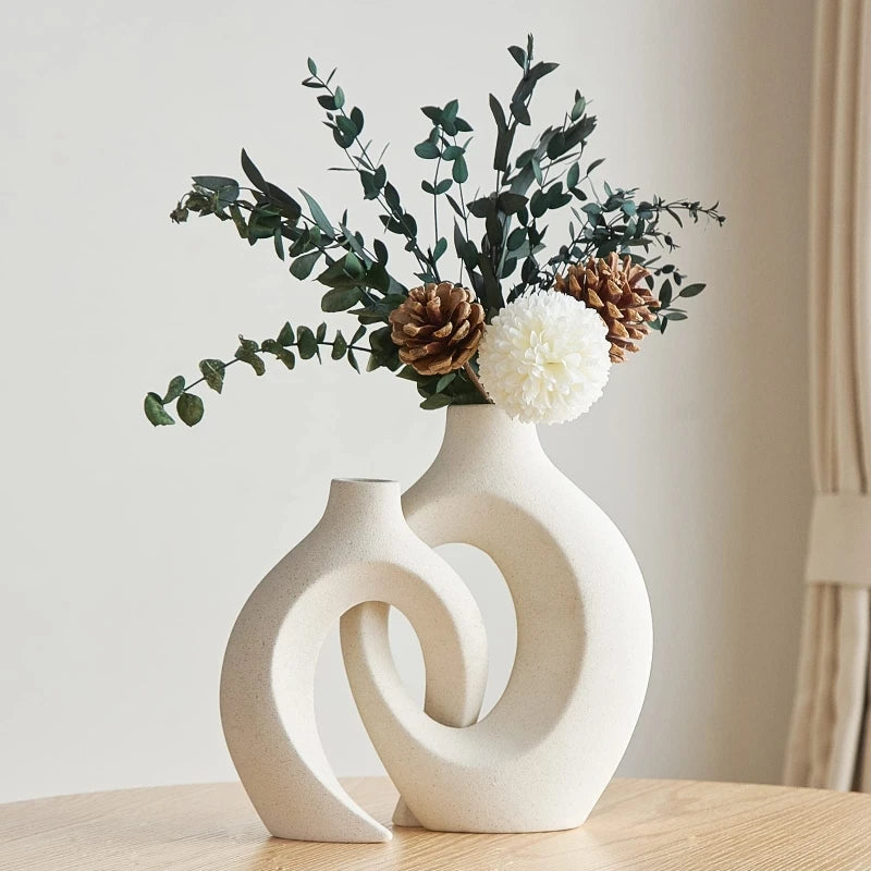 Imitation Ceramic Vase Set