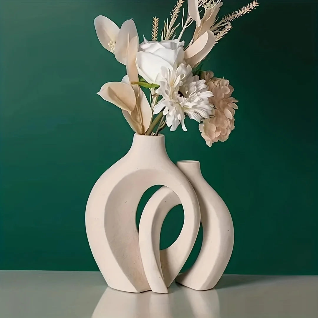 Imitation Ceramic Vase Set