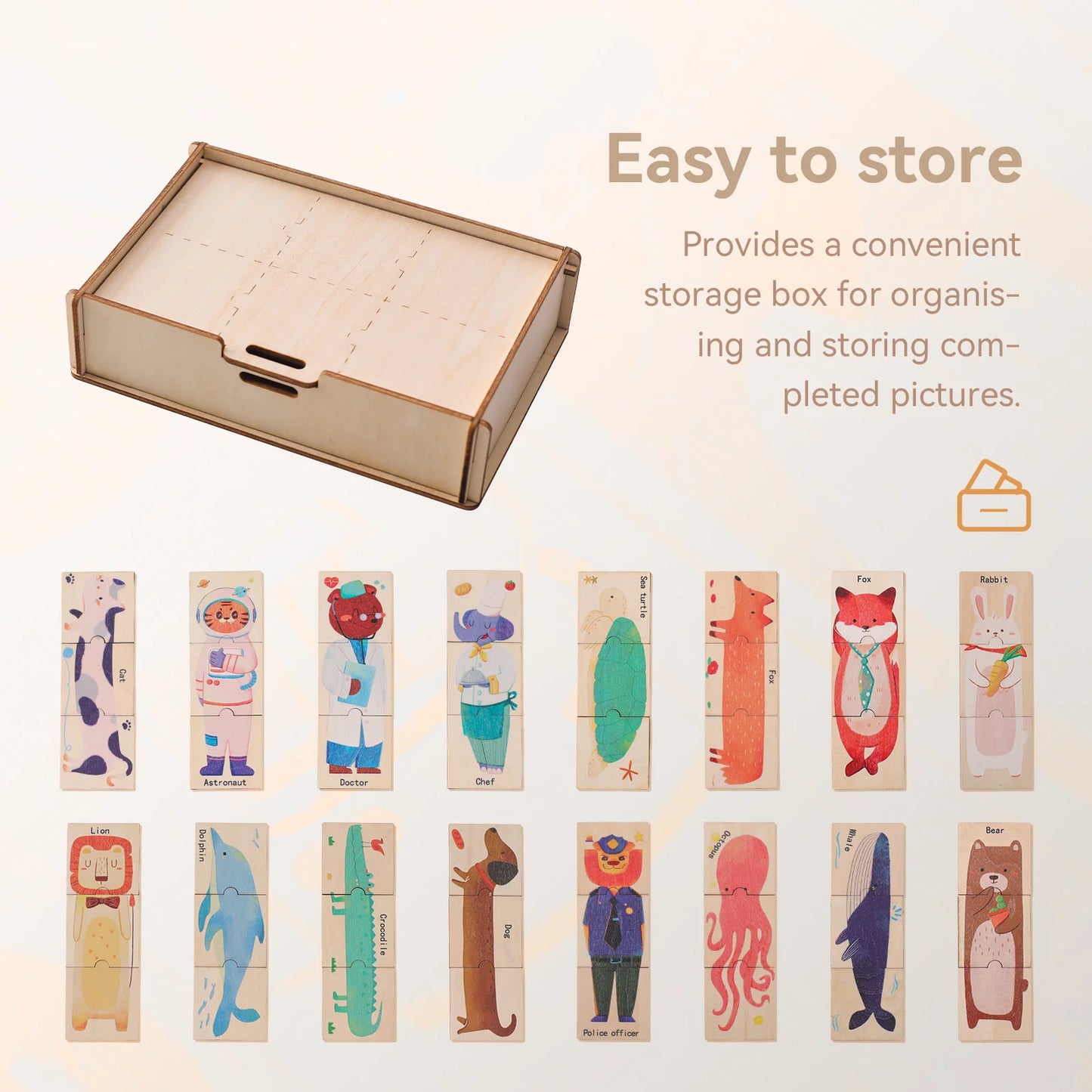 Wooden Puzzle 48 Pieces