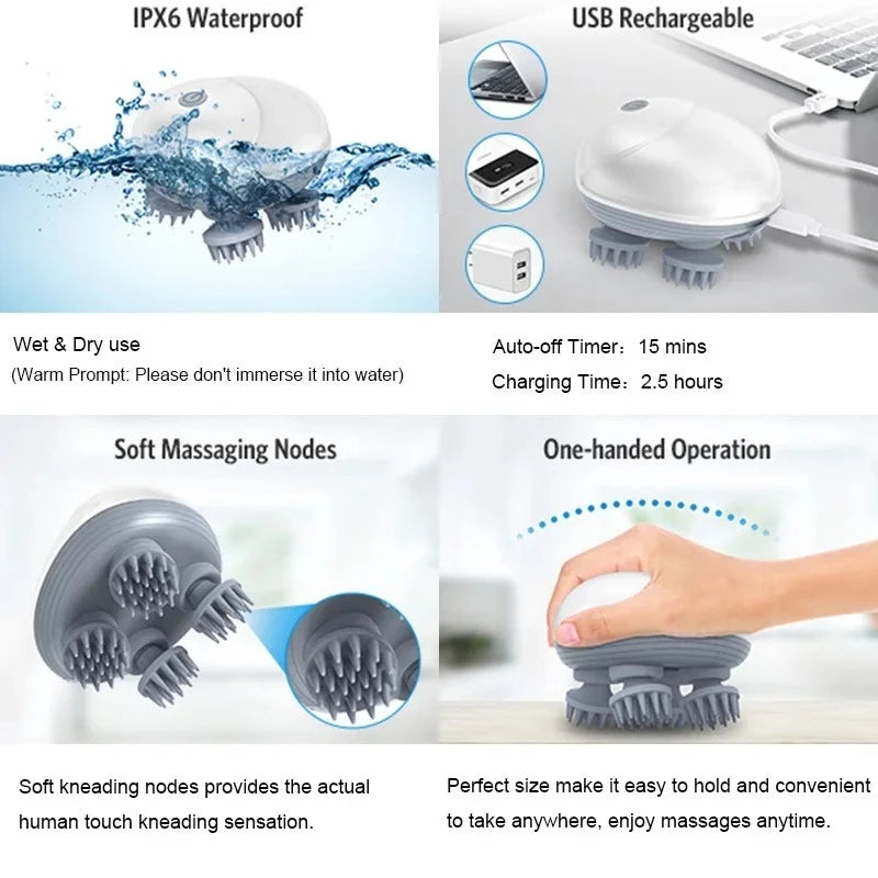 Kneading Head Massager