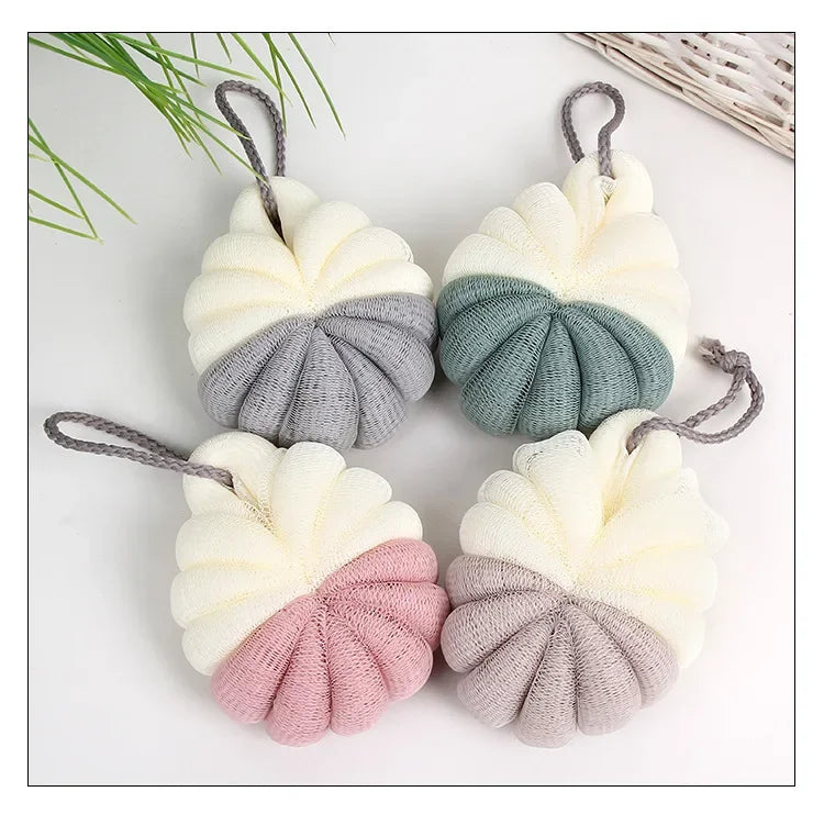 Bath Bubble Ball Exfoliating Scrubber Soft Shower Mesh Foaming Sponge Body Skin Cleaner Cleaning Tool Bathroom Accessories New