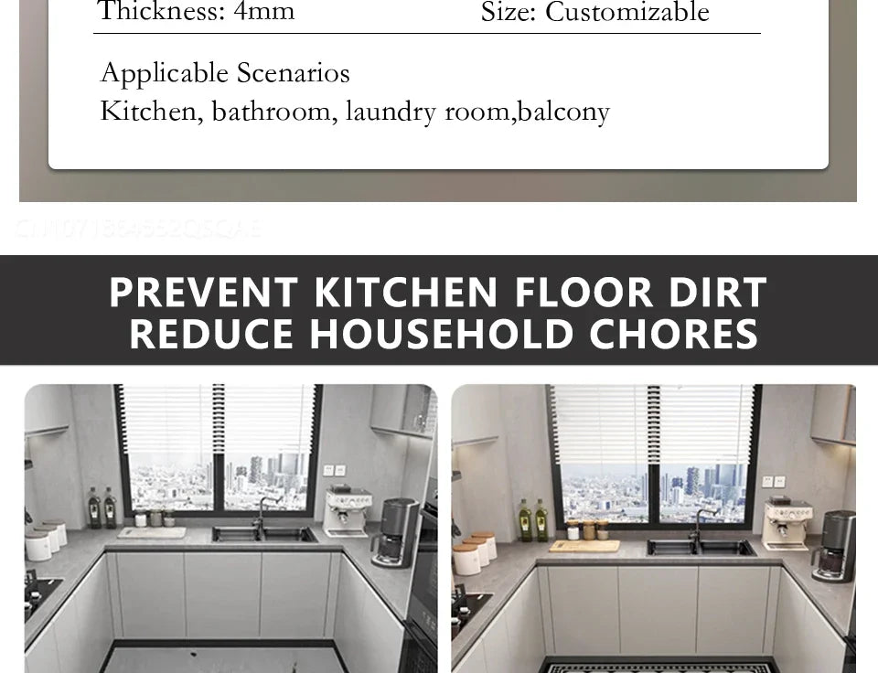 Carpet for Kitchen Floor Mat Absorbent Rug Soft Diatom Mud Anti-slip Foot Mats Home Decoration Non-slip Area Rugs 주방 카펫