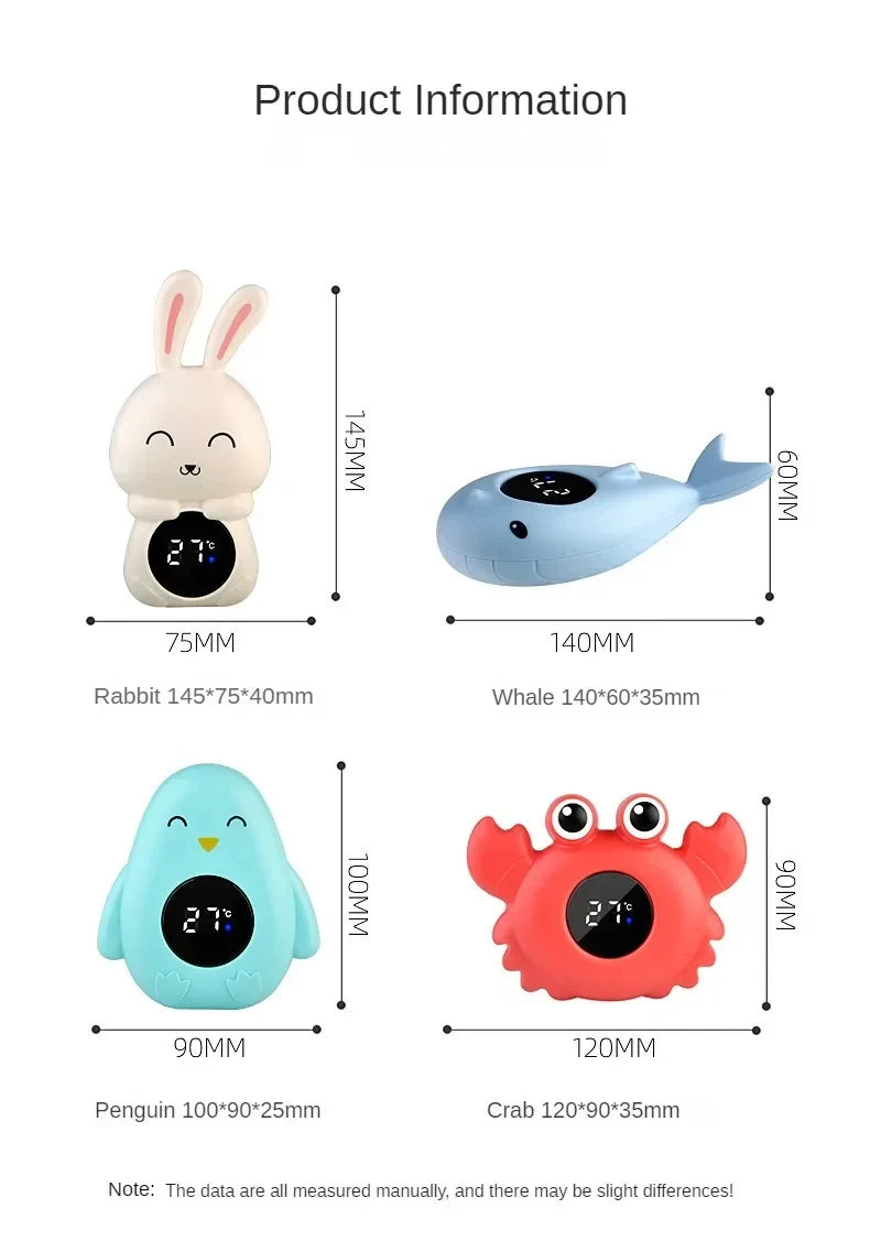 Baby Bath Temperature LED Display Temperature Meter Floating Digital Water Baby Bath Temperature Meter Tester Safety Cartoon