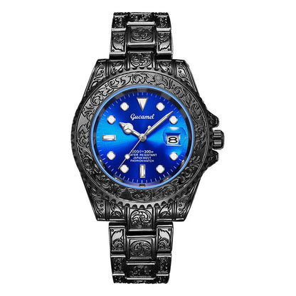 Men’s Vintage Engraved Watch