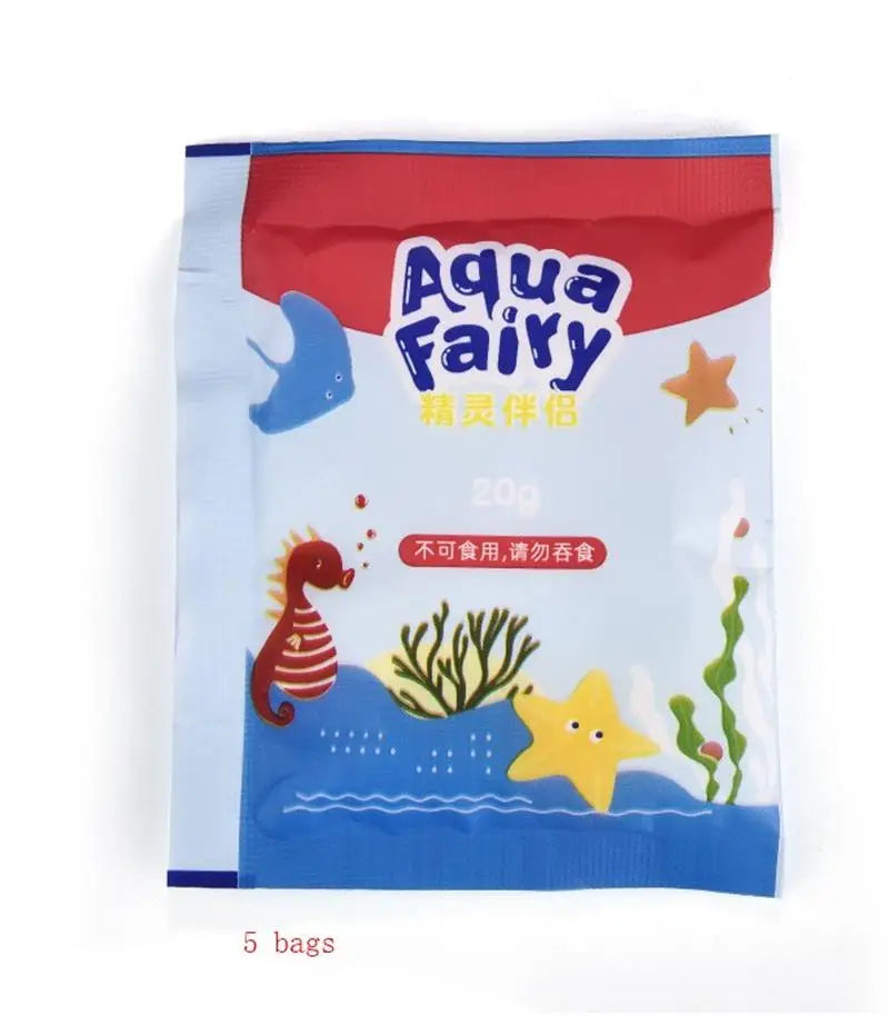 Kids Handmade DIY Craft Painting Stickers Animal Mold 3D Handmade Kits Aqua Fairy Gel Toy Set Handicraft Educational Toys Gift