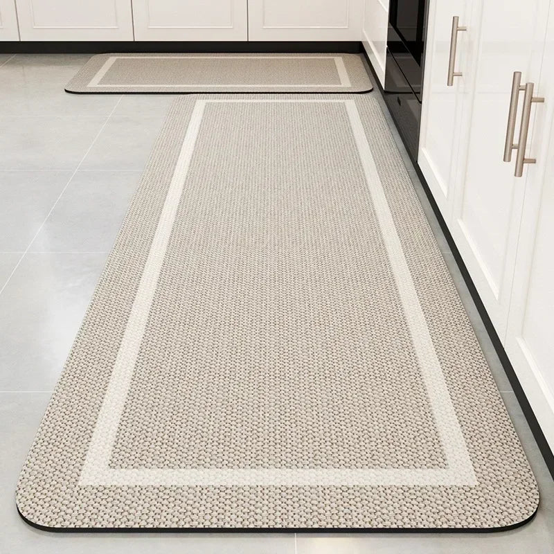 Carpet for Kitchen Floor Mat Absorbent Rug Soft Diatom Mud Anti-slip Foot Mats Home Decoration Non-slip Area Rugs 주방 카펫