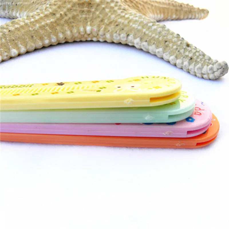 Baby Hair Care Brushes Anti-frizz Hairdressing Supplies Cute Cartoon Plastic Folding Portable Pointed Tail Comb for Kids Girls