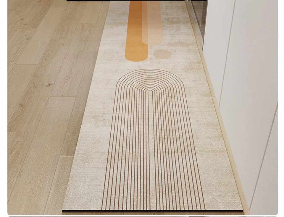 Carpet for Kitchen Floor Mat Pvc Waterproof Anti-slip Area Rug Home Decoration Long Foot Mats  Alfombra Cocina 주방 카펫 Ковер