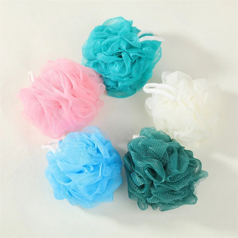 Flower Bath Sponge Balls