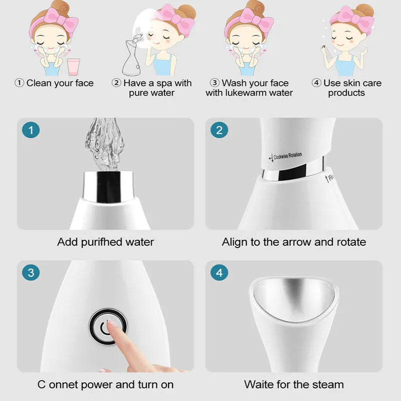 Ionic Facial Steamer Pro