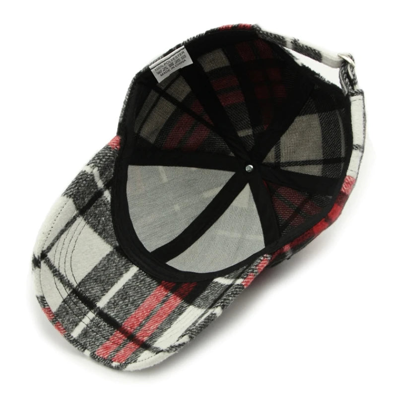 Women’s Plaid Baseball Cap