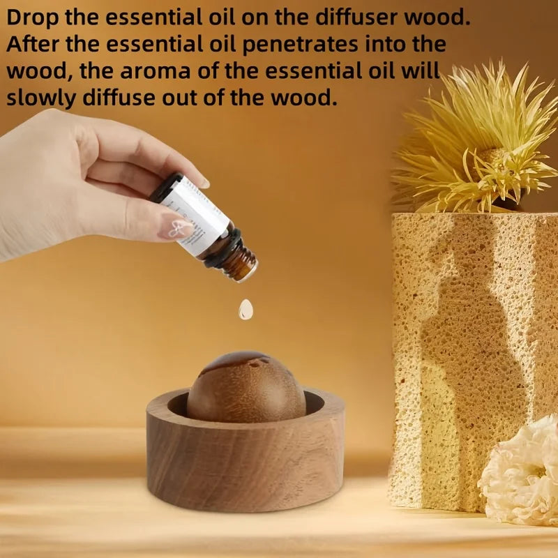 Rotating Wood Car Diffuser