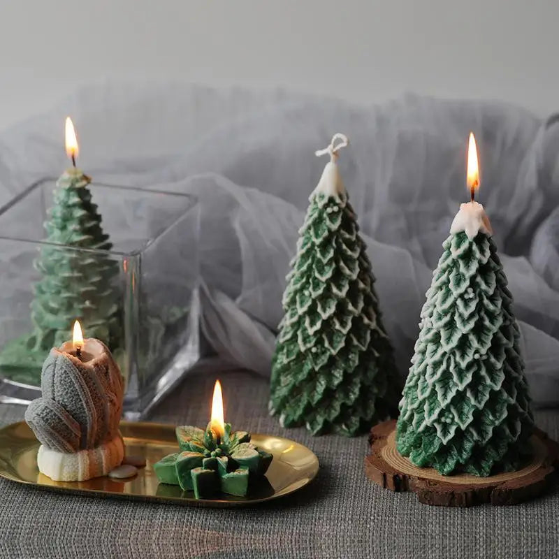 Christmas Cedar Tree Candle