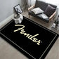 Fender Guitar Carpet for Living Room Decoration Large Area Comfortable Resistant To Dirt Non-slip Rug Flannel Bedroom Floor Mat