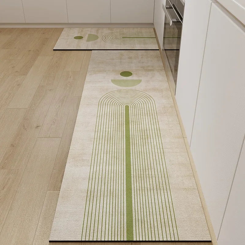 Carpet for Kitchen Floor Mat Pvc Waterproof Anti-slip Area Rug Home Decoration Long Foot Mats  Alfombra Cocina 주방 카펫 Ковер
