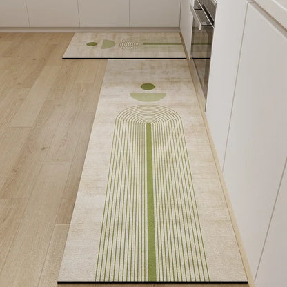 Carpet for Kitchen Floor Mat Pvc Waterproof Anti-slip Area Rug Home Decoration Long Foot Mats  Alfombra Cocina 주방 카펫 Ковер