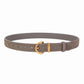 Luxurious leather belt for women, vintage style 2.8 width suitable for jeans and skirts