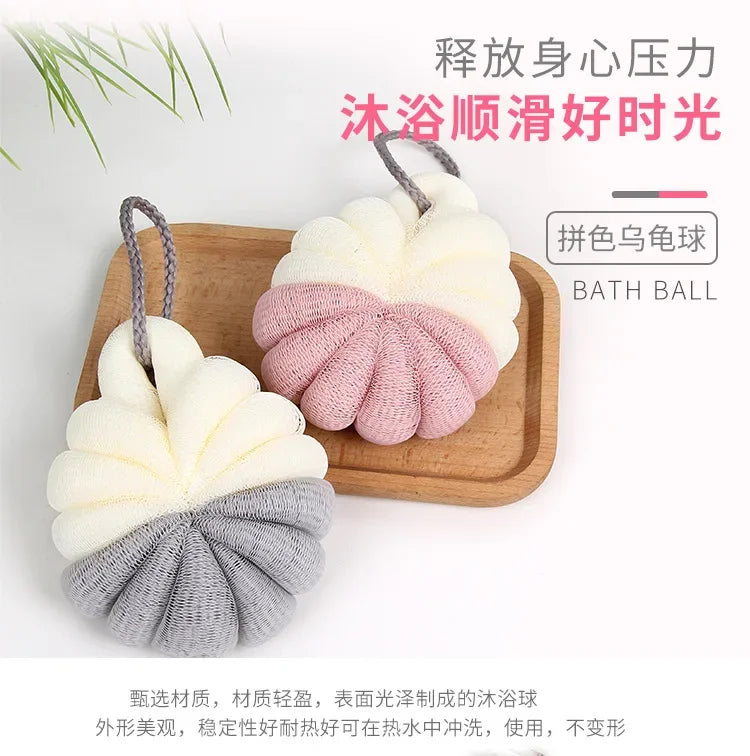 Bath Bubble Ball Exfoliating Scrubber Soft Shower Mesh Foaming Sponge Body Skin Cleaner Cleaning Tool Bathroom Accessories New