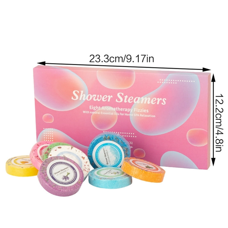 6Pack Aromatherapy Shower Steamers Shower Steamers Nighttime Shower Tablets Bath Bomb Gifts For Women Stress Relief Rose
