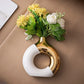 Golden Luxury Nordic Vase