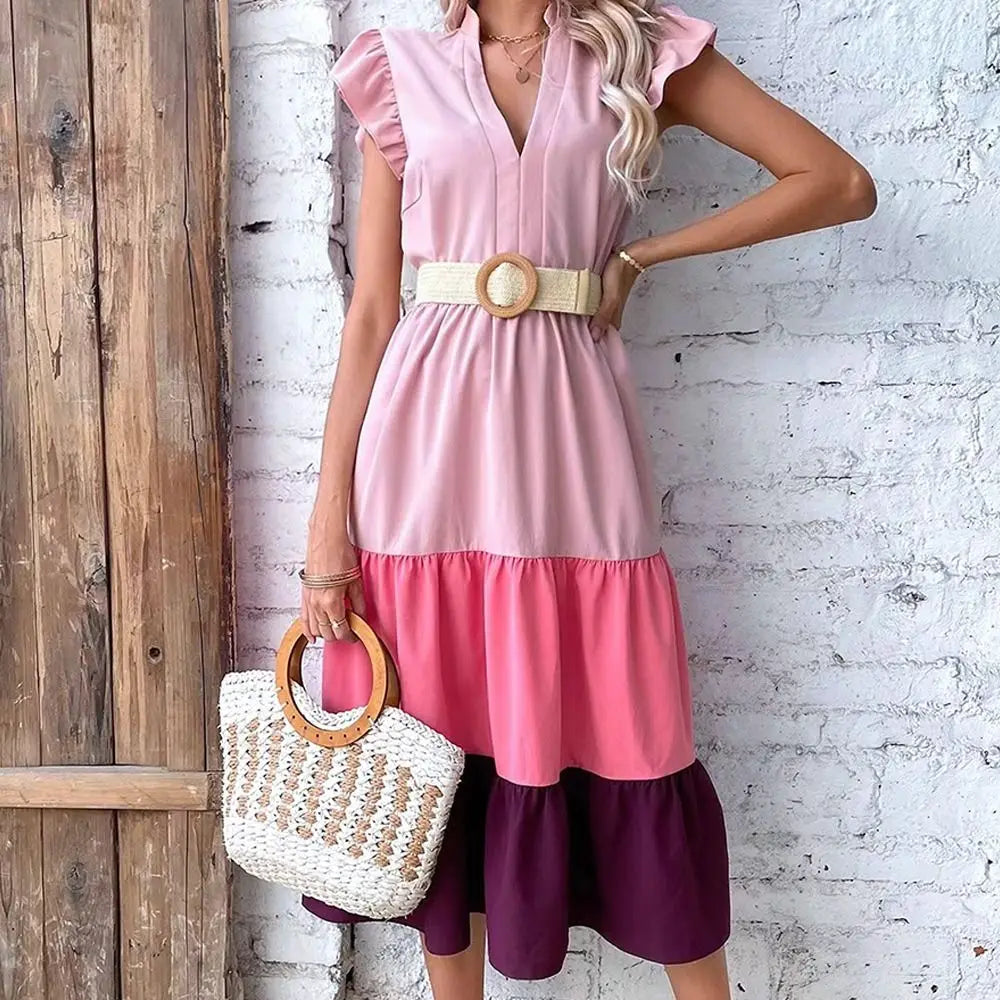 Woven Straw Wide Waist Belt