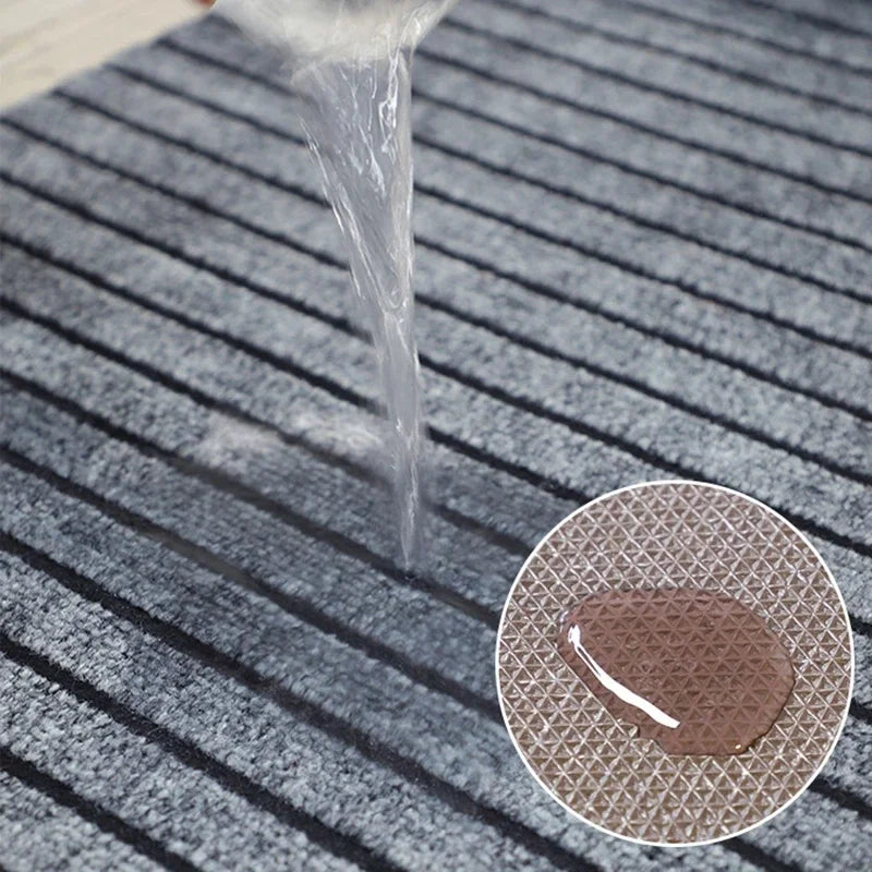Carpet Household Water Absorbing Non-slip Kitchen Rugs Foot Mat For Hallway Striped Floor Carpet House Entrance Mat Floor Rug