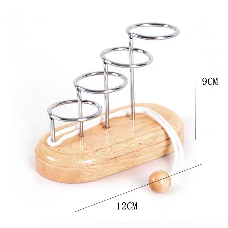 Wooden Rope Brain Teasers