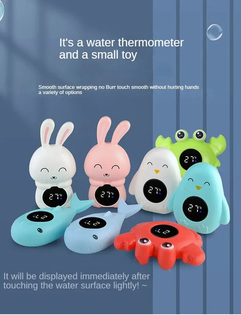 Baby Bath Temperature LED Display Temperature Meter Floating Digital Water Baby Bath Temperature Meter Tester Safety Cartoon