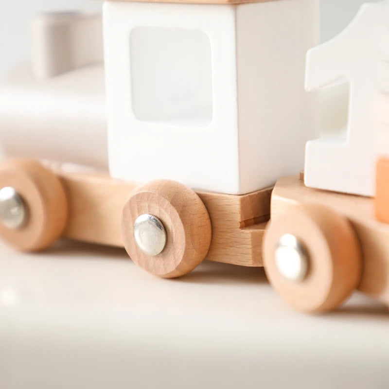 Wooden Number Train Montessori