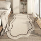Cream Bedside Floor Mat